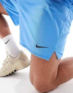 Nike Training Totality Dri-FIT Knit 7inch Shorts In Blue For Men Light Blue -Nike Sales Store 207051354 4