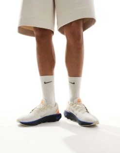 Nike Training Motiva GORE-TEX Trainers In Beige And Blue For Men -Nike Sales Store 207051365 3