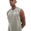 Nike Training Legend Dri-FIT Sleeveless T-shirt In Khaki For Men -Nike Sales Store 207051427 1 khaki