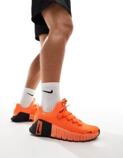 Nike Training Free Metcon 6 Trainers In Orange For Men