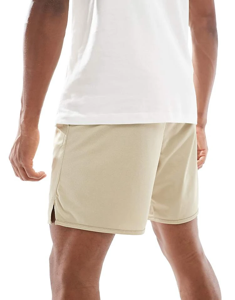 Nike Training Totality Dri-FIT Knit 7inch Shorts In Light Khaki For Men Beige 5 Nike Training Totality Dri-FIT Knit 7inch Shorts In Light Khaki For Men Beige - Image 3