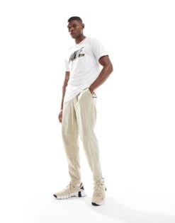 Nike Training Unlimited Dri-FIT Track Trouser In Beige For Men -Nike Sales Store 207051473 1 beige 1