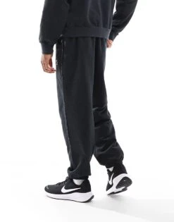 Nike Training Heritage Fleece Joggers In Black For Men -Nike Sales Store 207051487 3