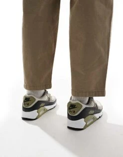 Nike Air Max 90 Trainers In Olive And Grey - MGREEN For Men Mid Green 10 Nike Air Max 90 Trainers In Olive And Grey - MGREEN For Men Mid Green -Nike Sales Store 207051603 3