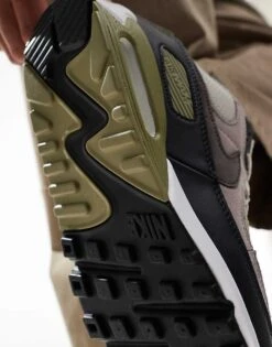 Nike Air Max 90 Trainers In Olive And Grey - MGREEN For Men Mid Green 11 Nike Air Max 90 Trainers In Olive And Grey - MGREEN For Men Mid Green -Nike Sales Store 207051603 4