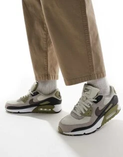 Nike Air Max 90 Trainers In Olive And Grey - MGREEN For Men Mid Green 12 Nike Air Max 90 Trainers In Olive And Grey - MGREEN For Men Mid Green -Nike Sales Store 207051603 5