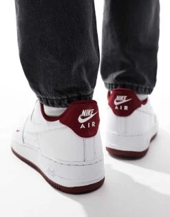 Nike Air Force 1 Trainers In Red For Men -Nike Sales Store 207051697 3
