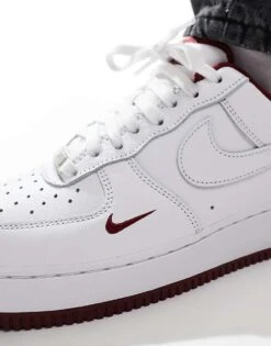 Nike Air Force 1 Trainers In Red For Men -Nike Sales Store 207051697 4