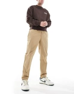 Nike Club Woven Tapered Trouser In Beige For Men