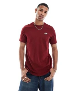 Nike Club T-shirt In Red - RED For Men -Nike Sales Store 207053652 1 red 1