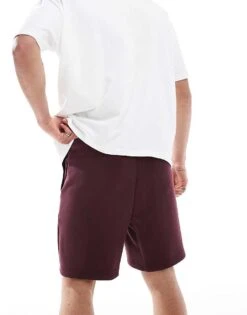 Nike Club Tech Fleece Short In Burgundy For Men -Nike Sales Store 207053748 3