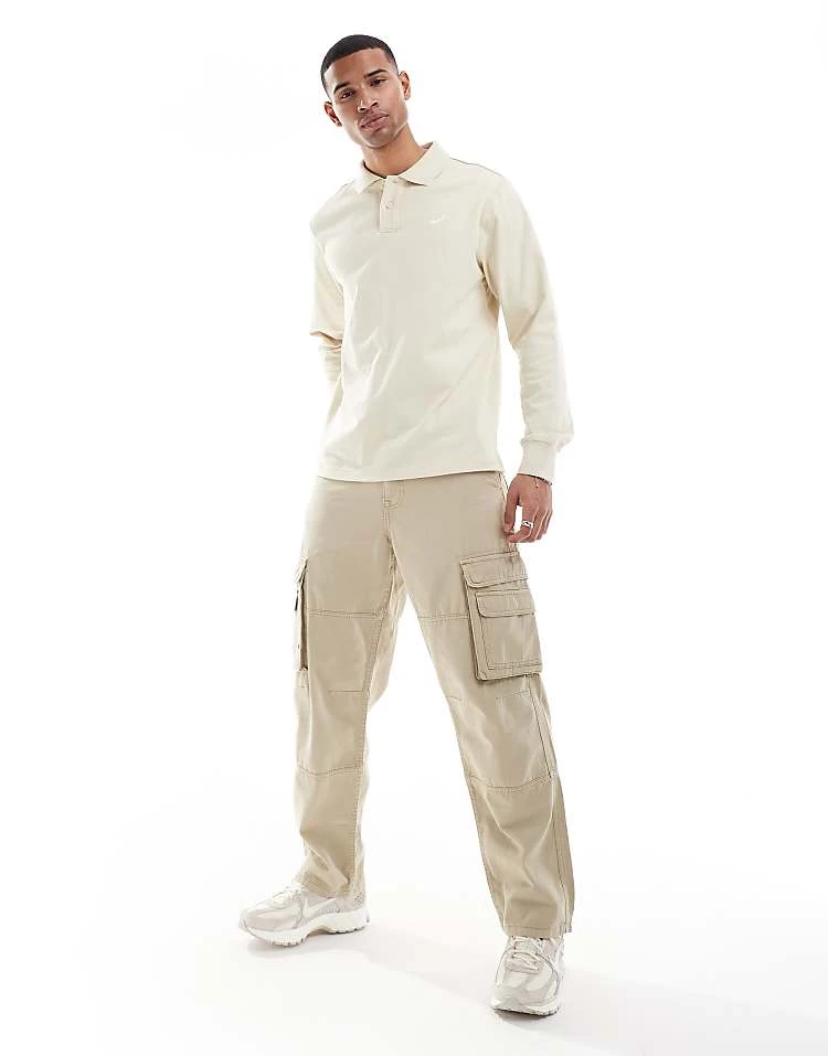 Nike Club Polo Shirt In Khaki For Men 4 Nike Club Polo Shirt In Khaki For Men - Image 2