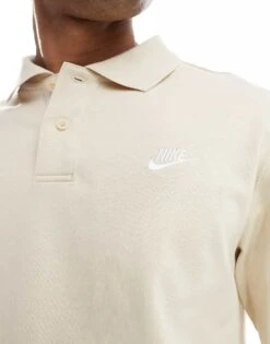Nike Club Polo Shirt In Khaki For Men 9 Nike Club Polo Shirt In Khaki For Men -Nike Sales Store 207053763 3