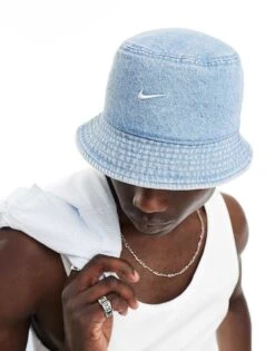 Nike Bucket Hat In Blue For Men Mid Blue -Nike Sales Store 207053775 1 midblue 1