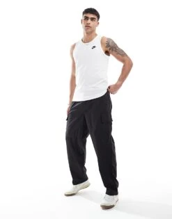 Nike Club Tank In White For Men -Nike Sales Store 207053798 3