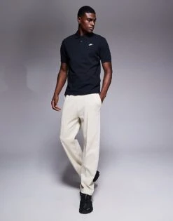 Nike Club Polo Shirt In Black For Men -Nike Sales Store 207053850 2