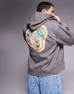 Nike Club Graphic Hoodie In Stone For Men