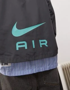 Nike Air Run Jacket In Grey For Men -Nike Sales Store 207053980 4