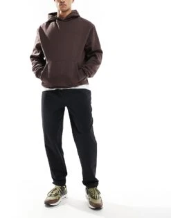 Nike Club Woven Tapered Trousers In Black For Men