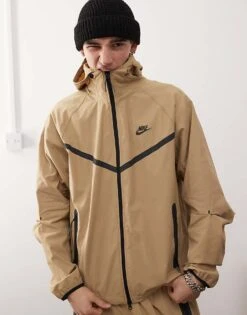 Nike Tech Woven Jacket In Beige For Men -Nike Sales Store 207054050 1 beige 1