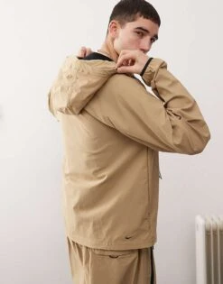 Nike Tech Woven Jacket In Beige For Men -Nike Sales Store 207054050 3