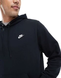 Nike Club Hoodie In Black For Men -Nike Sales Store 207054067 3