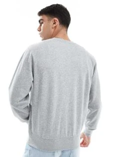 Nike Club Crew Neck Jumper In Grey For Men -Nike Sales Store 207054071 3