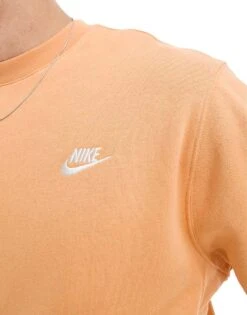 Nike Club Sweatshirt In Orange For Men Copper -Nike Sales Store 207054087 4