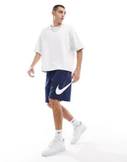 Nike Club Short In Navy For Men