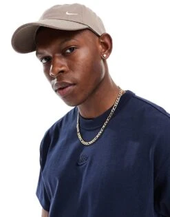 Nike Club Swoosh Hat In Brown For Men -Nike Sales Store 207054153 3