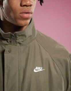 Nike Club Jacket In Olive For Men Khaki -Nike Sales Store 207054193 3
