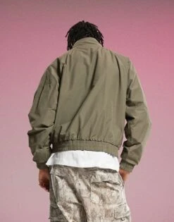 Nike Club Jacket In Olive For Men Khaki -Nike Sales Store 207054193 4