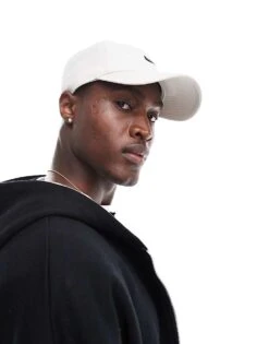 Nike Club Swoosh Hat In Cream For Men -Nike Sales Store 207054561 3