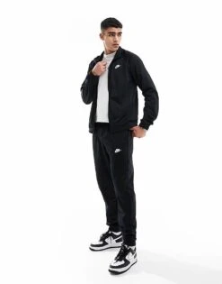 Nike Club Tracksuit In Black For Men