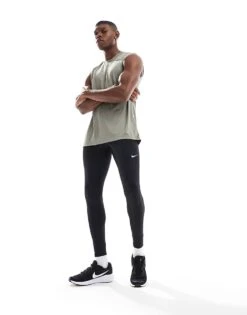 Nike Running Challenger Dri-FIT Tights In Black For Men 13 Nike Running Challenger Dri-FIT Tights In Black For Men -Nike Sales Store 207058989 1 black 1