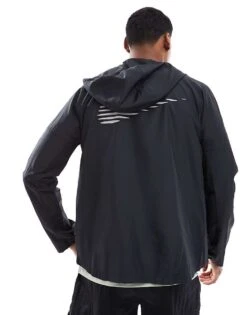 Nike Running Miler Jacket In Black For Men -Nike Sales Store 207059012 2