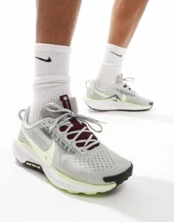 Nike Running ReactX Pegasus Trail 5 Trainers In Light Silver For Men Grey 10 Nike Running ReactX Pegasus Trail 5 Trainers In Light Silver For Men Grey -Nike Sales Store 207059025 3