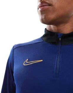 Nike Football Academy 25 Dri-FIT Half Zip Longsleeve Top In Blue For Men Mid Blue -Nike Sales Store 207059976 3