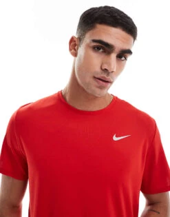 Nike Running Miler Dri-FIT T-shirt In Red For Men 11 Nike Running Miler Dri-FIT T-shirt In Red For Men -Nike Sales Store 207059998 1 red 1
