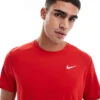 Nike Running Miler Dri-FIT T-shirt In Red For Men -Nike Sales Store 207059998 1 red