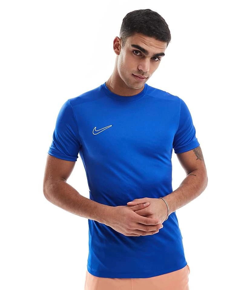 Nike Football Academy 25 Dri-FIT T-shirt In Blue For Men Mid Blue 3 Nike Football Academy 25 Dri-FIT T-shirt In Blue For Men Mid Blue