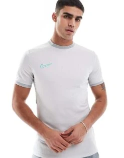 Nike Football Academy 25 Dri-FIT T-shirt In Grey For Men Lgrey -Nike Sales Store 207060066 1 lgrey 1
