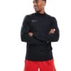 Nike Football Academy 25 Dri-FIT Half Zip Longsleeve Top In Black For Men -Nike Sales Store 207060082 1 black