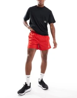 Nike Running Challenger Dri-FIT 5 Inch 2 In 1 Shorts In Red For Men -Nike Sales Store 207060169 4