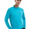 Nike Running Pacer Dri-FIT Half Zip Longsleeve Top In Turquoise For Men Light Blue -Nike Sales Store 207060209 1 lightblue