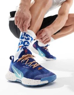 Nike Running Juniper Trail 3 Trainers In Blue For Men Light Blue -Nike Sales Store 207060288 3