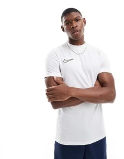 Nike Football Academy 25 Dri-FIT T-shirt In White For Men