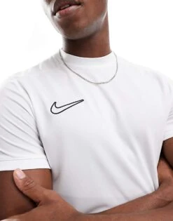 Nike Football Academy 25 Dri-FIT T-shirt In White For Men -Nike Sales Store 207060289 3