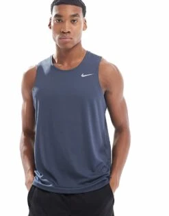 Nike Running Miler Dri-FIT Vest In Navy For Men -Nike Sales Store 207060310 1 navy 1