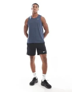 Nike Running Miler Dri-FIT Vest In Navy For Men -Nike Sales Store 207060310 2